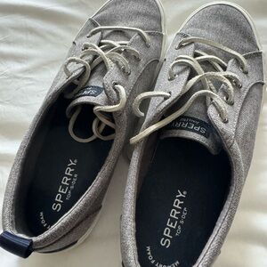 Sperry Women’s Top Side Gray Shoes Size 9.5